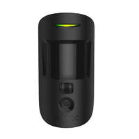  Ajax MOTIONCAM-BLACK MotionCam PIR mozgásérzékelő beépített kamerával, riasztás kiegészítése képpel, fekete