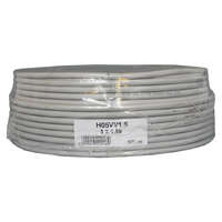 Egyéb MT kábel 3 x 1,5 mm2 névleges keresztmetszet, sodrott réz vezető, PVC borítás, 300/500 V olasz 230 V energia kábel
