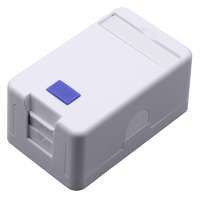 Nestron NBN-KEY-11U-S Keystone fali aljzat, felületre szerelhető, 1 portos, árnyékolatlan, 90°/180° keystone kompatibilis