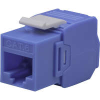 Nestron NPN-KEY-1C6U-180WT-BL Keystone UTP csatlakozó, Cat6, 180°, szerszám nélkül szerelhető, kék