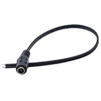 Nestron NPP-DC1F DC tápcsatlakozó 25cm kábelen, anya, 5,5/2,1mm