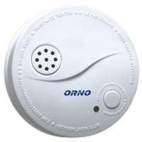 Orno ORNO ORDC609 optikai füstérzékelő, hang- és fényjelzés, tesztnyomógomb, alacsony telep jelzés, hangnyomás ~86 dB, EN14604:2005, tápfeszültség 9 V 6F22 (tartozék)