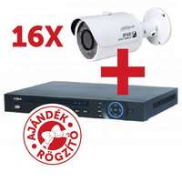 Dahua Dahua PACK-V16-HFW1000S 16 db HFW1000S kamera, NVR4216 rögzítővel