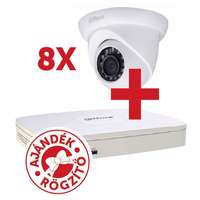 Dahua Dahua PACK-V8-HDW1000S 8 db HDW1000S kamera, NVR4108 rögzítővel