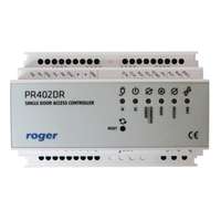 Roger Roger PR402DR 35 mm-es DIN sínre szerelhető beléptetésvezérlő, egy átjáró kétirányú vezérlése