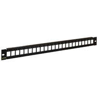 Pulsar RAP-RJ45 19" keystone patch panel, 24 port, árnyékolatlan