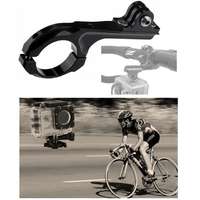 Sec-CAM SJ/GP-71, biciklis, motoros KORMÁNY rögzítő fém KONZOL, hosszított nyereggel - SJCAM és GoPro akciókamerákhoz - SJCAM SJ4000, SJ5000, X1000 sorozatokhoz