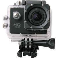 Sec-CAM SJCAM SJ4000, akciókamera, sportkamera, EREDETI gyári modell, FULL HD 1080p (30fps) videó, 12MP kép, vízálló tokban, 170°, színes LCD, OSD, akkuval, alap felszerelő készlettel - GYÁRI EREDETI - FEKETE