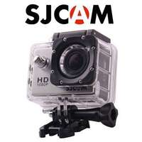 Sec-CAM SJCAM SJ4000, akciókamera, sportkamera, EREDETI gyári modell, FULL HD (1080p, 2MP): 30fps videó, 12MP kép, vízálló tok, 170°, színes LCD, OSD, akkuval, alap felsz. készlettel - GYÁRI EREDETI - EZÜST