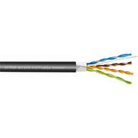 Bitner TI0051-100 F/UTP kültéri kábel, cat5e, 200 MHz, PE köpeny, 100 m/tekercs