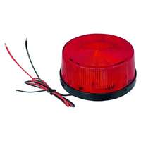 Egyéb LED villogó, piros, 60x30mm, 12V DC, éles villanó fény