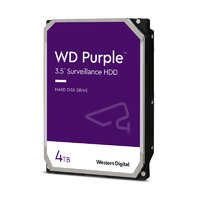 Western Digital WD43PURZ WD Purple, 4 TB biztonságtechnikai merevlemez, 256 MB cache, 24/7 alkalmazásra,nem RAID kompatibilis