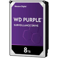  Western Digital WD84PURZ WD Purple, 8 TB biztonságtechnikai merevlemez, 24/7 alkalmazásra, 5640 rpm, nem RAID kompatibilis