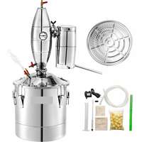 Lepárló 30 literes alkohol desztilláló aromatornyos pálinkafőző rozsdamentes acél alkohol lepárló tartály