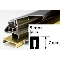 AVProfil AV Díszcsík csempe padlólap arany polírozott alumínium 5x7x2700 mm fém díszprofil burkoló profil kültéri beltéri