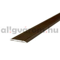 AVProfil AV Burkolatváltó profil lecsavarozható Matt bronz lapos bordás 40 mm 2700 mm szintkülönbség csavarral rögzíthető barna