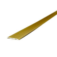 AVProfil AV Burkolatváltó profil Matt arany lapos bordás 40 mm 2700 mm öntapadós szintkülönbség ragasztható gold