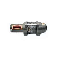 AVWinches 12V 2041 kg ATV, quad elektromos csörlő, vezeték nélküli távirányítóval, szintetikus kötéllel acél kampóval, kormányra szerelhető távirányító