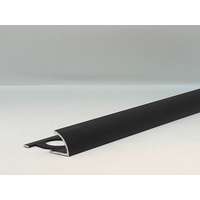Celox OX 10 mm Domború fém csempeszegély élvédő matt fekete negyed köríves 10x2500 mm