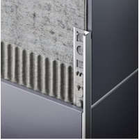 Celox OX 8 mm L alakú vékony PVC csempe élvédő bézs, élzáró profil válaszható méretben 8x2500 mm