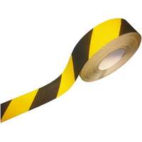 AVRamps Fekete sárga csúszásgátló csúszásmentesítő szalag 150 mm csíkos öntapadó időjárás álló ragasztós csík. Méterenkénti ár.