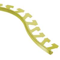 Celox OX 12 mm Hajlítható valódi réz élvédő görbíthető burkolatváltó csempeprofil padlólap szegély kültérre, beltérre 12x2500 mm