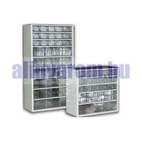 AVBox Fiókos tároló alkatrész tároló fiókos szekrény szortimenter 28x30cm, 8 közepes fiók tartó doboz