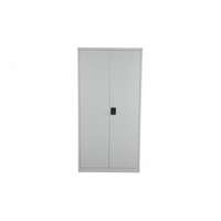 AVWH Acél iratszekrény szürke Swed-Cab acél irattartó szekrény 4 db tároló polccal 50 kg/polc teherbírás 1800 x 900 x 400 mm