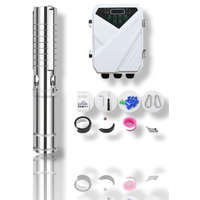 AVPumps 24V Mélykút szivattyú és napelem vezérléssel 35 méter emelés 4 m³/h vízhozam egyenáramú 24V 300W Modell: 3DSC4-35-24-300 szolár pumpa