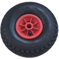 AVWH Ø 260 mm molnárkocsi kerék, kézikocsi, kiskocsi pótkerék 3.00-4 átmérő 260 mm fúvott műanyag felni, siklócsapágy