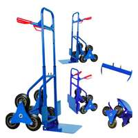 AVLift Lépcsőjáró molnárkocsi 3 kerekű kézikocsi 200 kg teherbírás. A rakodó felület mérete 30 x 29 cm