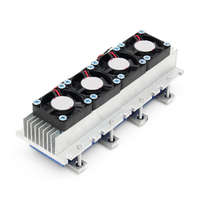 PeltierTec 4 db TEC1-12706 Peltier elemes vízhűtő készlet 12V 30A 288W dupla fűtő-hűtő elem dupla ventilátoros hűtéssel