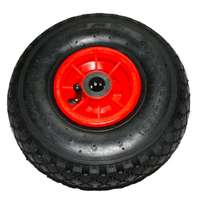 AVWH Ø 230 mm Kerék pótkerék molnárkocsi, kézikocsi, kiskocsi 2.50-4 átmérő 230 mm fúvott gumi műanyag felni
