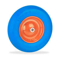 AVLift Ø390 mm Molnárkocsi kerék, kézikocsi pótkerék 4.80/4.00-8 kék defektálló kerék acél felnivel tömörgumi abroncs