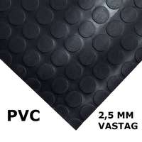 AVRubber PVC pöttyös gumiszőnyeg 120 cm széles 10 m hosszú 2,5 mm vastag Az ár méterenkénti árat jelöl!