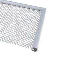 Metalproduct Lemez fogadó profil lemez befogó keret 18 mm 1,7 mm vastag lemezig kezeletlen acél 3000 mm