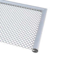 Metalproduct Lemez fogadó profil lemez befogó keret 27 mm 1,7 mm vastag lemezig kezeletlen acél 3000 mm