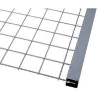 Metalproduct Lemez rács keretező profil lemez keret 40x40 mm 7,5 mm vastag lemezig kezeletlen acél 3000 mm