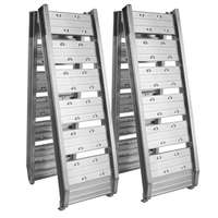 AVRamps Összecsukható felhajtó rámpa 182 cm 400 kg/pár teherbírás 2 db rámpa motor, quad, kis traktor, munkagép, fűnyíró számára