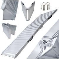 AVRamps Nagy teherbírású alumínium összecsukható rámpa 205x72x14 cm 400 kg teherbírású 1 db rámpa