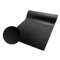 AVRubber SBR 25x1200 mm Sima gumiszőnyeg 25 mm vastag 120 cm széles szövetbetét nélküli, méterenként rendelhető