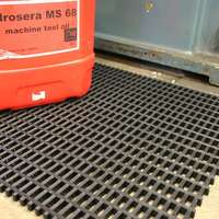 AVRubber Ipari munkahelyi biztonsági szőnyeg fekete 60 cm széles 5 méter hosszú tekercs prémium kategóriájú