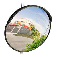 AVSafety Közlekedési tükör biztonsági forgalmi megfigyelő tükör kör alakú Ø60 cm forgatható tartóval