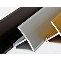 AVProfil AV T profil burkolatváltó ezüst eloxált 26x900 utólag beépíthető alumínium elválasztó profil