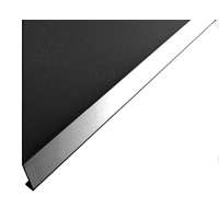 Celox OX Stone-RT erkélyszegélyhez 200 mm magas Antracit oldalfali kiegészítő takaró lemez 1 szál 2 m teraszprofil balkon élvédő