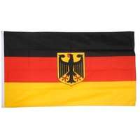 AVFlag Német zászló címeres, sassal, 90x150 cm kültéri - deutsche Fahne, Flagge Deutschland