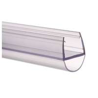 AVSeal Zuhanykabin üvegajtó vízvető kádparaván szigetelés 2x50 cm "D" 10 mm üvegajtóra élvédő 100 cm