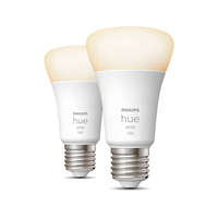 Philips Hue E27 White 9.5W 2db led fényforrás Philips 8719514289192