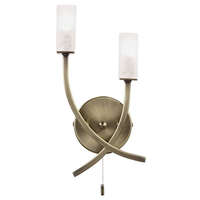 Endon Lighting Havana ed-146-2ab fali lámpa