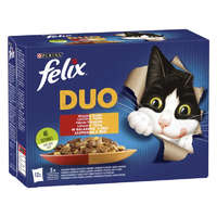 markak/purina.png FELIX Fantastic DUO Felnőtt macska alutasak - házias válogatás 12 x 85g